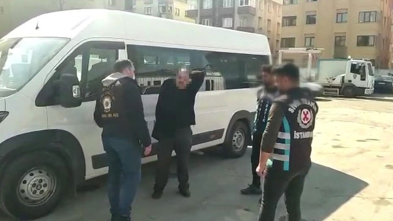 İstanbul’da inanılmaz olay! Tek kollu sürücü okul servisini kullanırken yakalandı