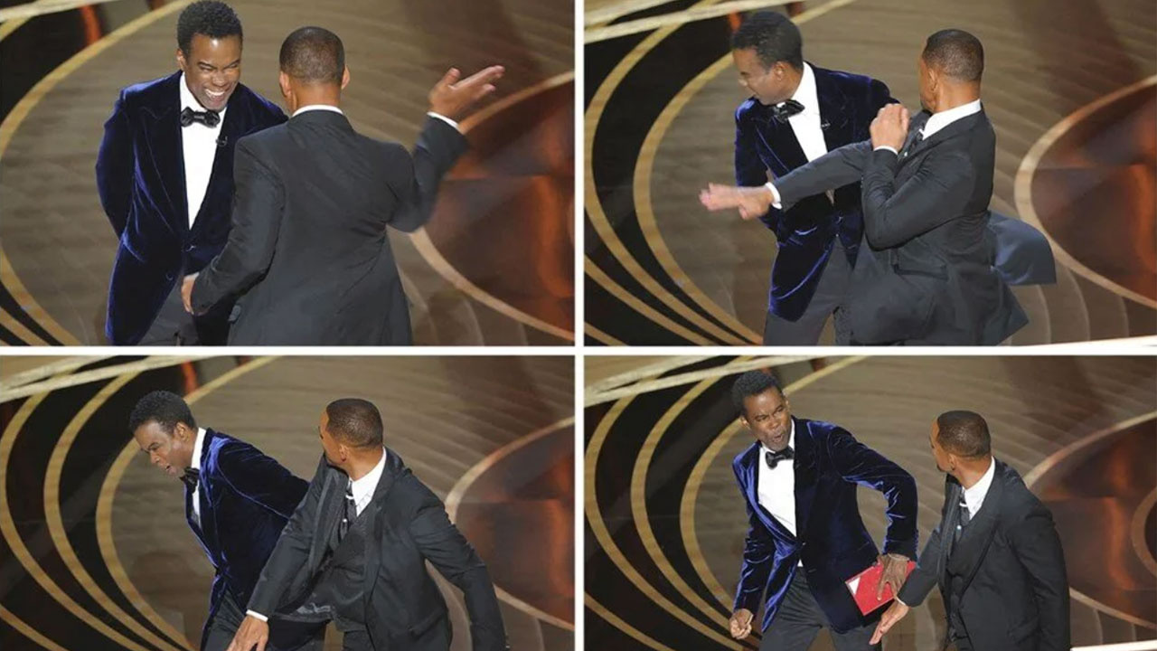 Oscar'da Will Smith Chris Rock'a tokat attı şoke eden tokatın sebebi eşi çıktı