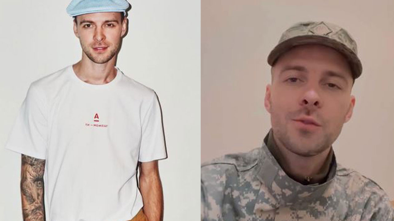 Ukraynalı ünlü sanatçı Maks Barskih orduya katıldı! O anları video ile duyurdu...