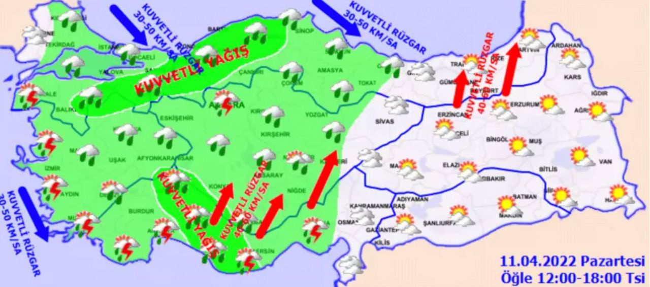 Çok fena vuracak Meteoroloji kar ve sağanak için uyardı İstanbul, Bolu, Trabzon, Antalya, İzmir...