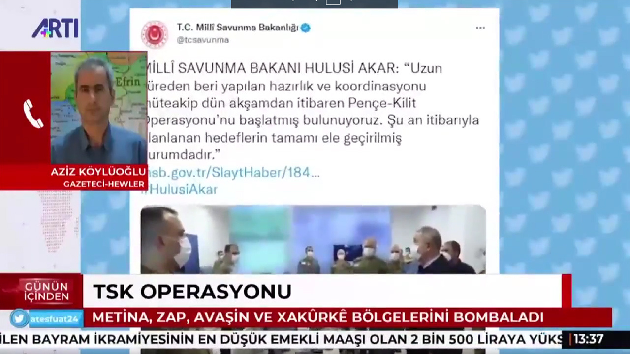 Artı TV'de skandal yayın! TSK'ya işgalci deyip PKK açıklamasını paylaştı: Tepkiler çığ gibi