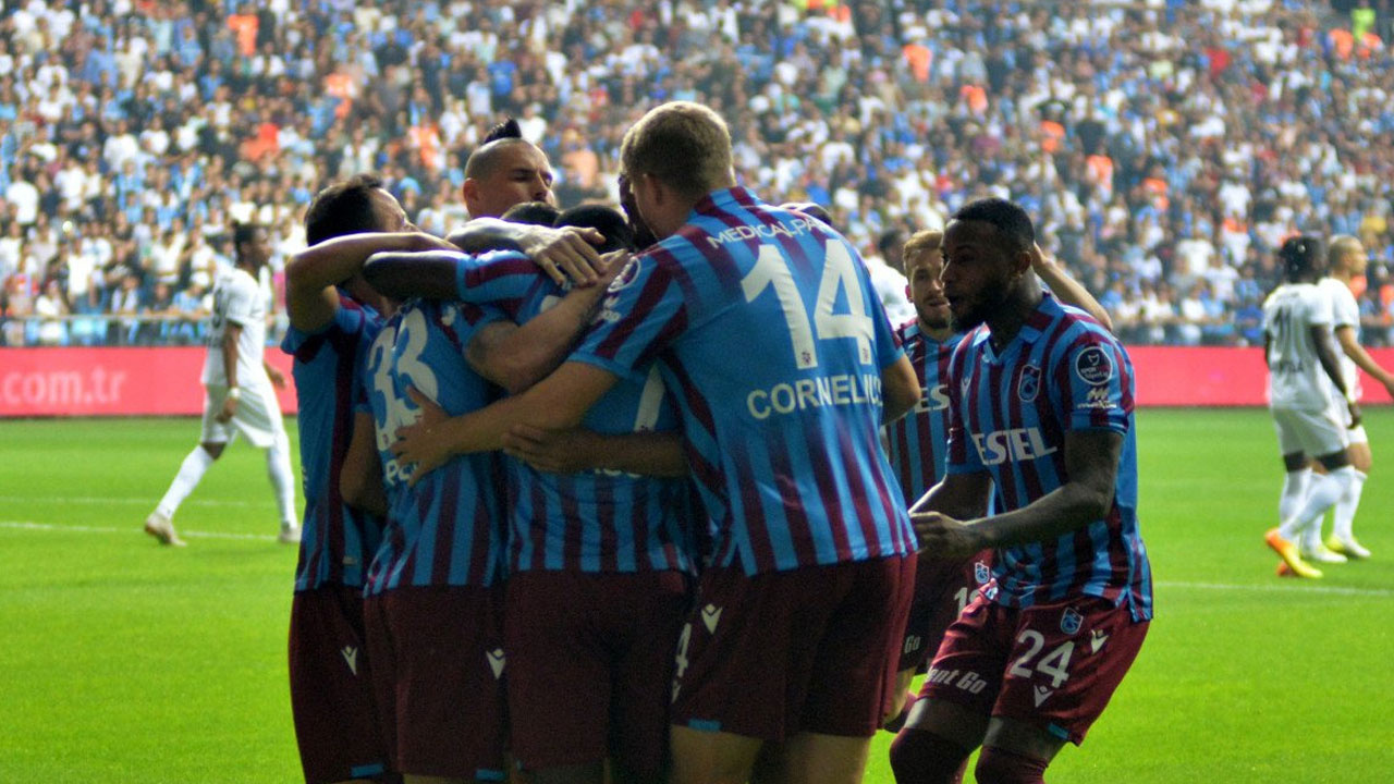Trabzonspor, Adana Demirspor'u 3-1 mağlup etti
