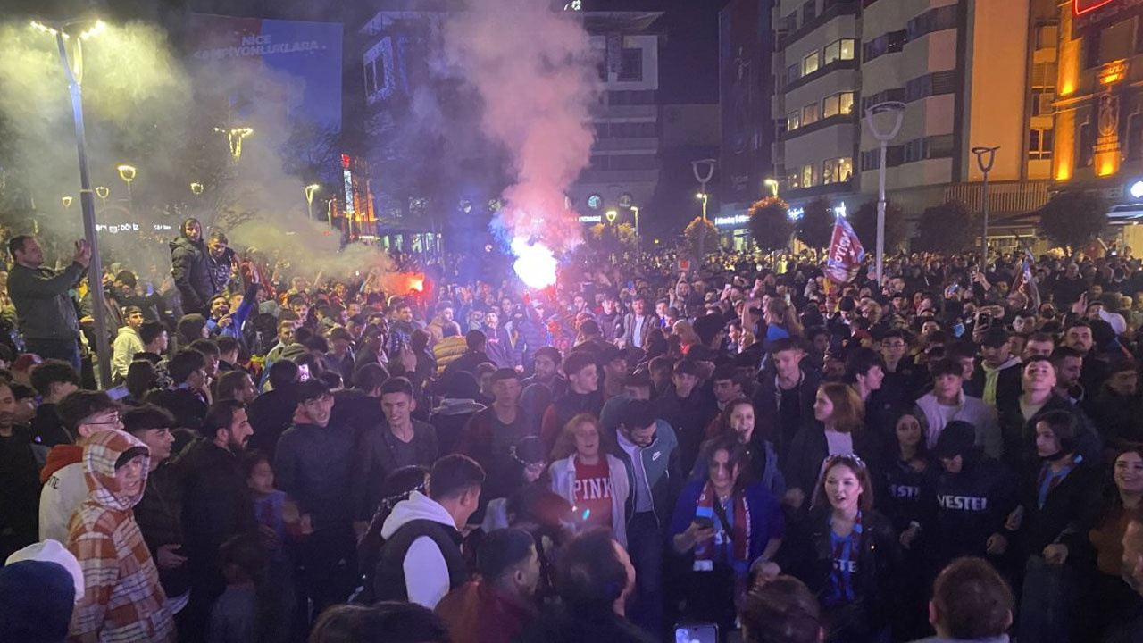 Trabzonspor deplasmanda kazandı! Şehirde kutlamalar şimdiden başladı