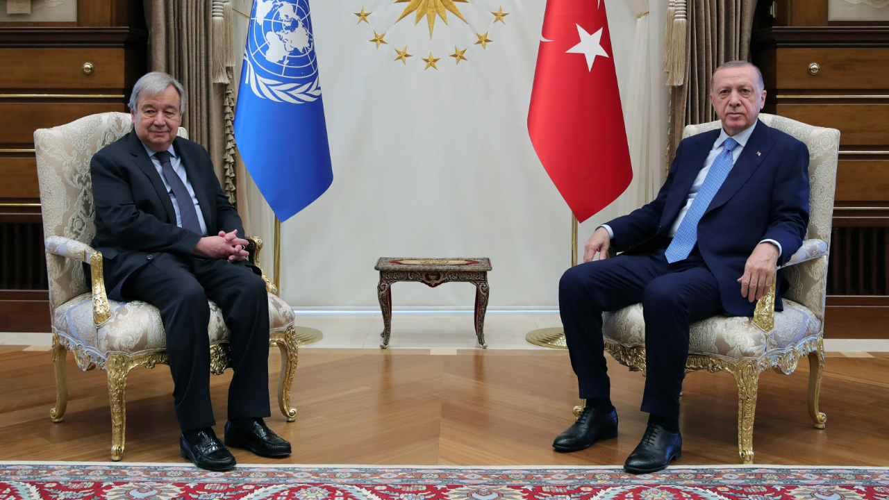 BM Genel Sekreteri Guterres'ten Cumhurbaşkanı Erdoğan'a Ukrayna teşekkürü