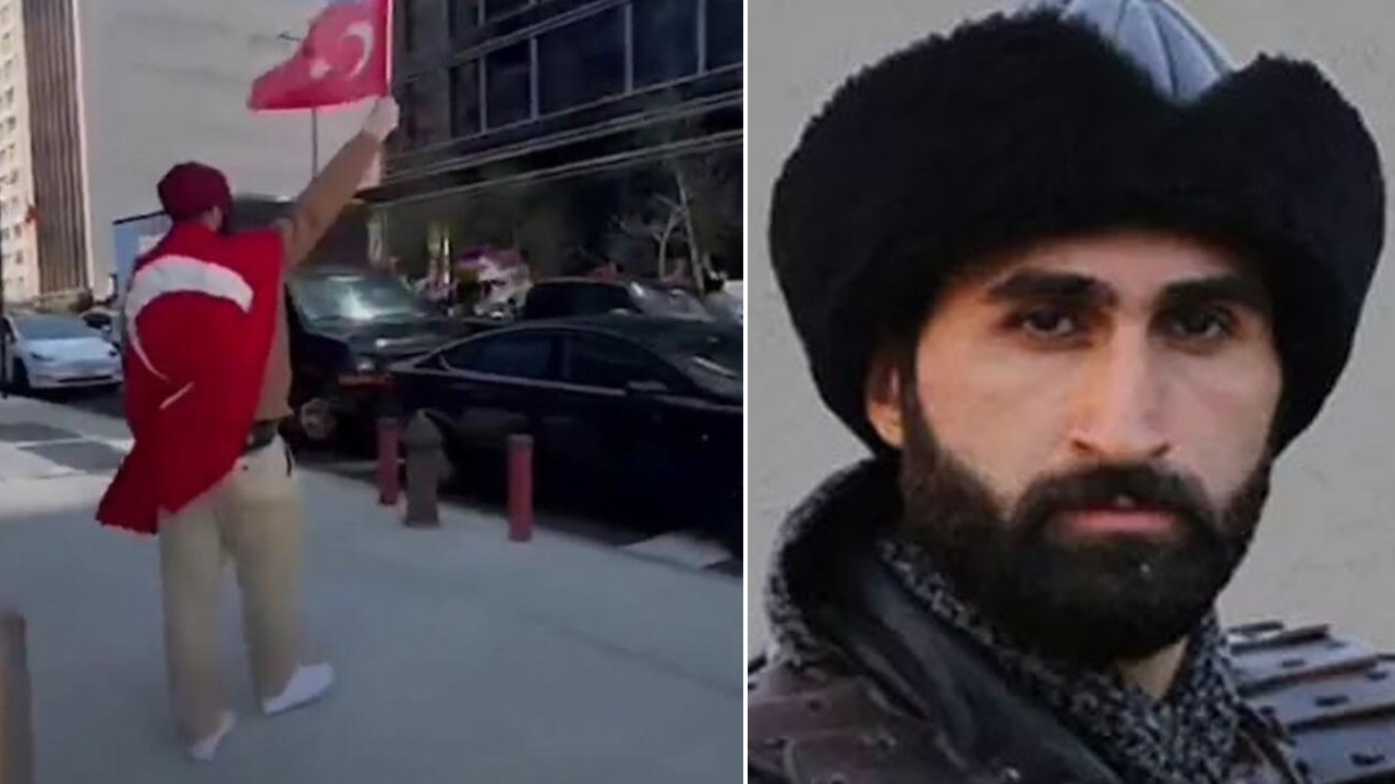 Kuruluş Osman oyuncusu Celal Al ABD'de Ermenilere meydan okudu! Eylemi görünce...