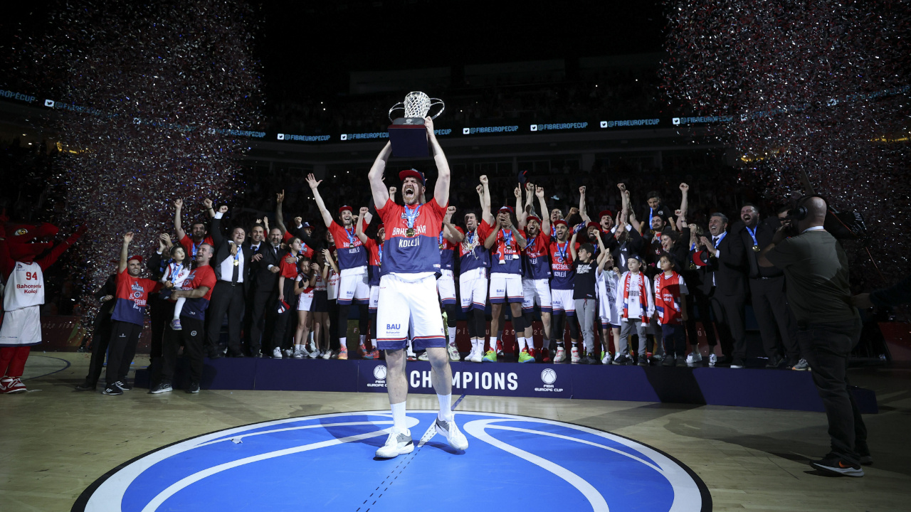FIBA Erkekler Avrupa Kupası'nda şampiyon Bahçeşehir Koleji oldu