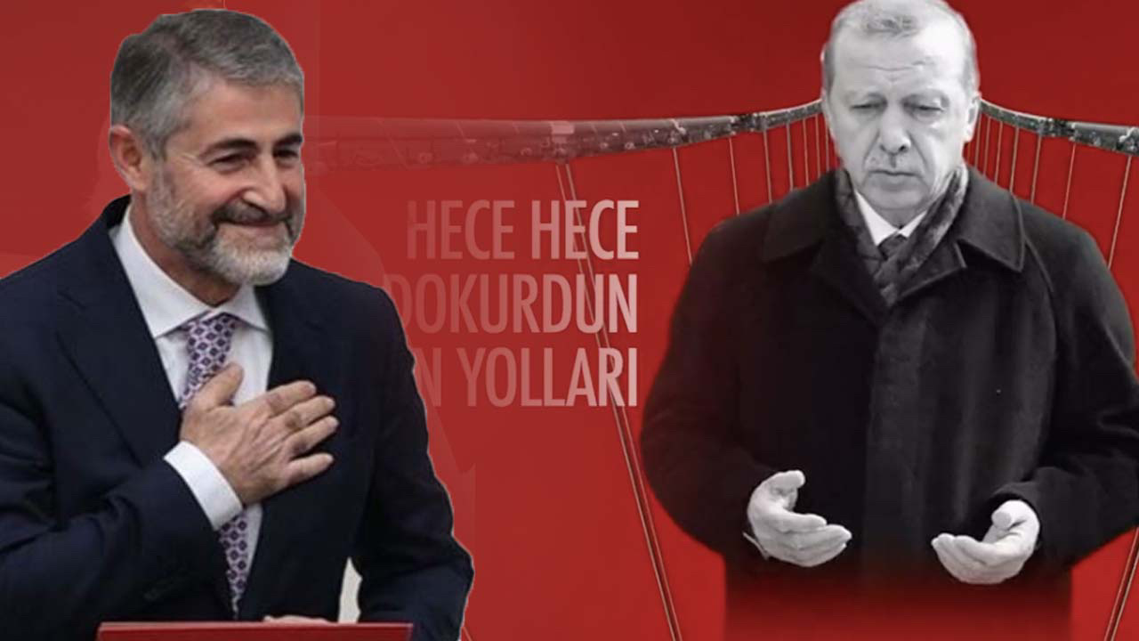 Bakan Nureddin Nebati'den Cumhurbaşkanı Erdoğan mesajı: Senin için çalışmaya devam...