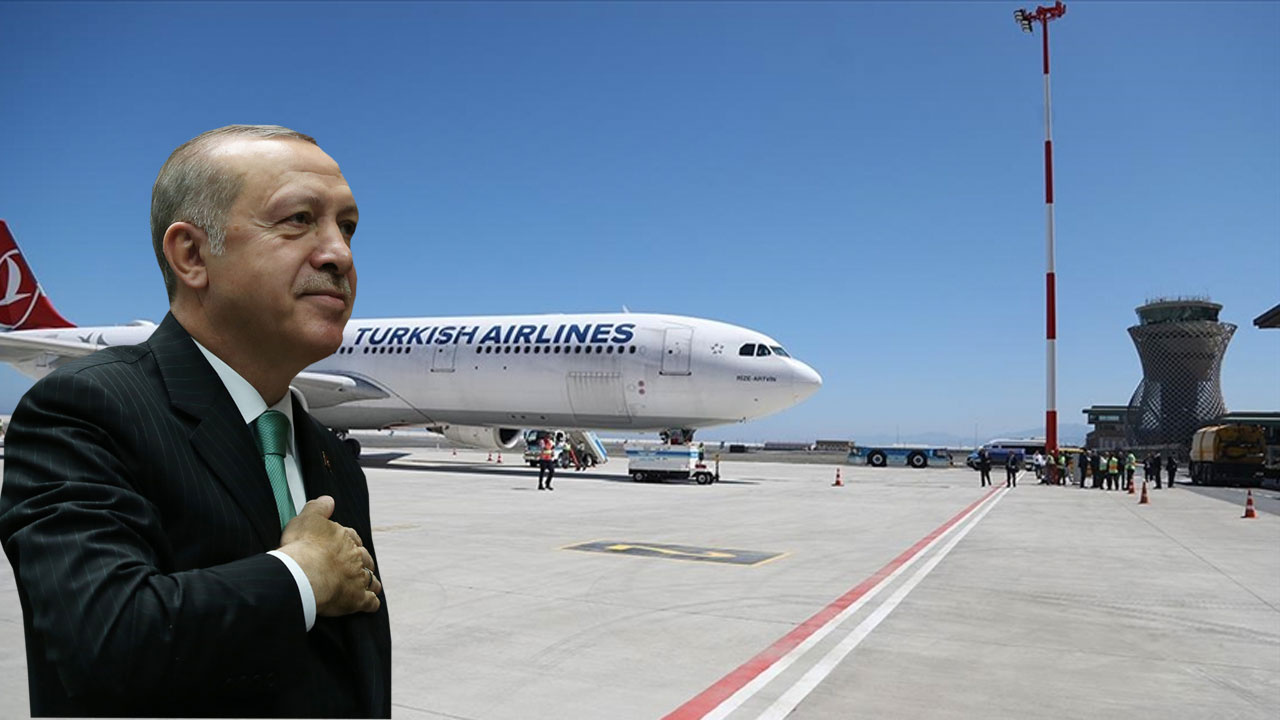 Rize-Artvin Havalimanı açıldı Erdoğan'dan açılış töreninde önemli açıklamalar
