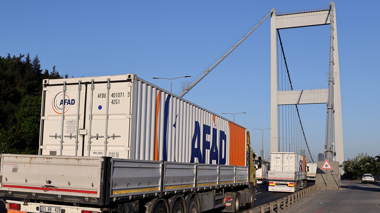 AFAD'dan İstanbul'da geniş çaplı deprem tatbikatı!  73 araçlık konvoy giriş yaptı