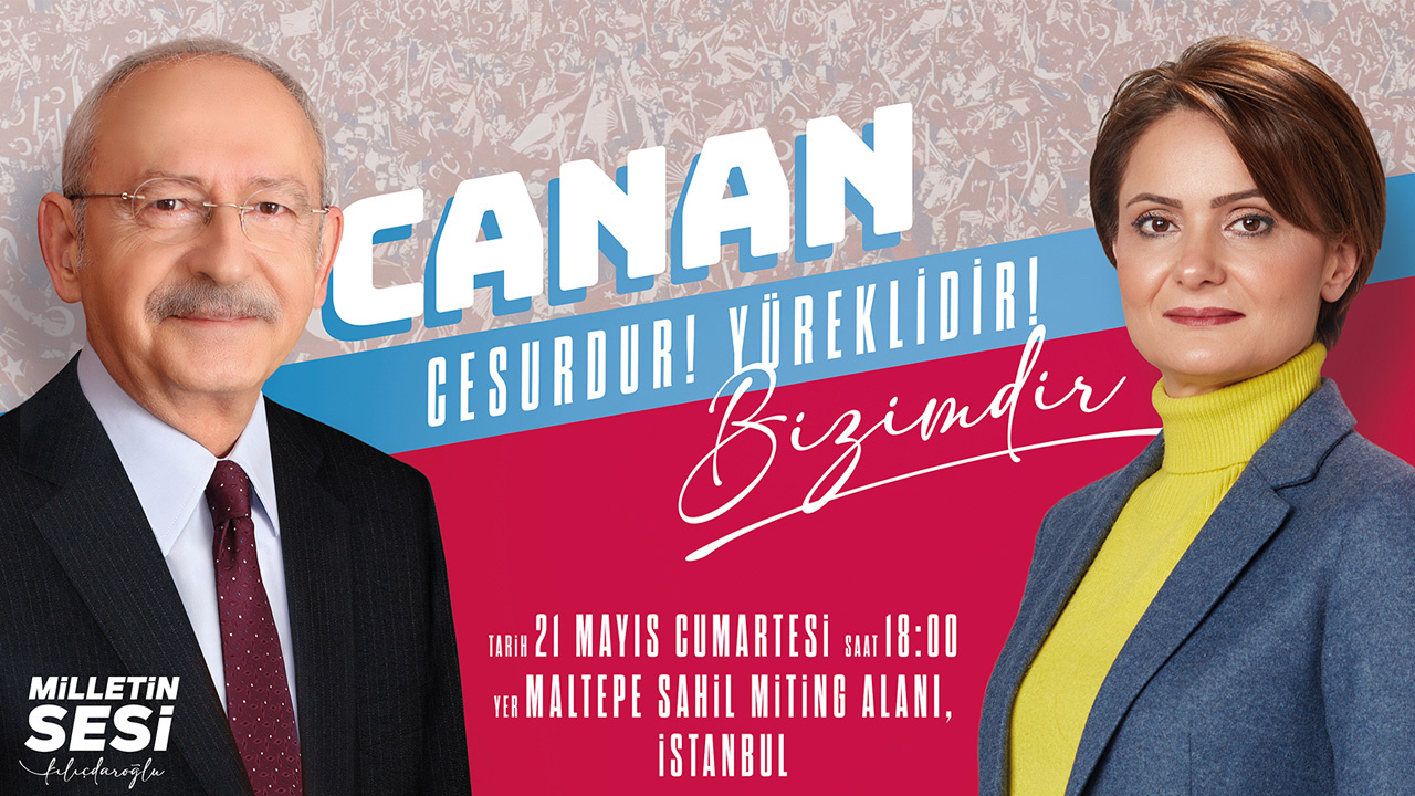 Kemal Kılıçdaroğlu görünce çok kızmış! Canan Kaftancıoğlu'nu hemen sildirten afiş
