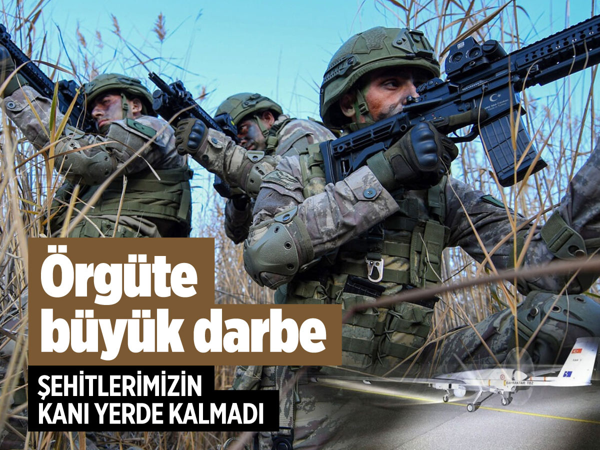 Terör örgütü PKK'ya üst düzey darbe! Şehitlerimizin kanı yerde kalmadı