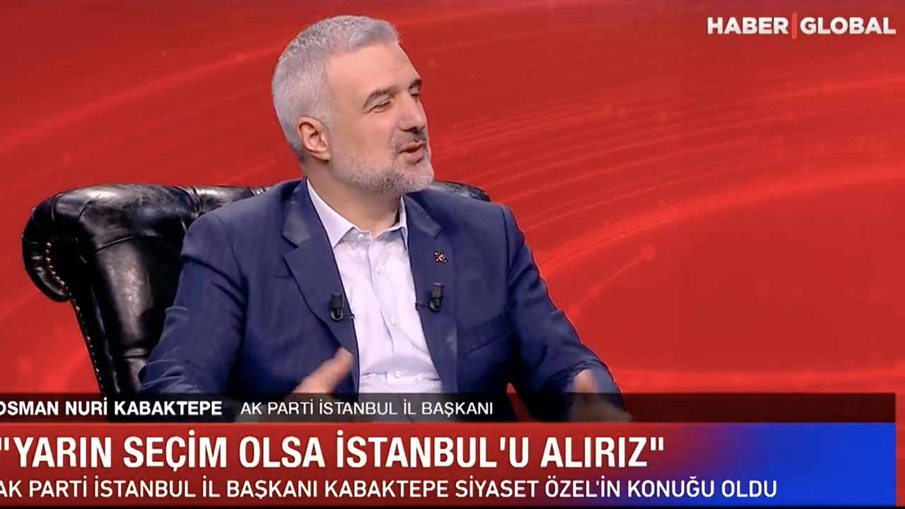 Osman Nuri Kabaktepe: Yarın seçim olsa İstanbul'u alırız