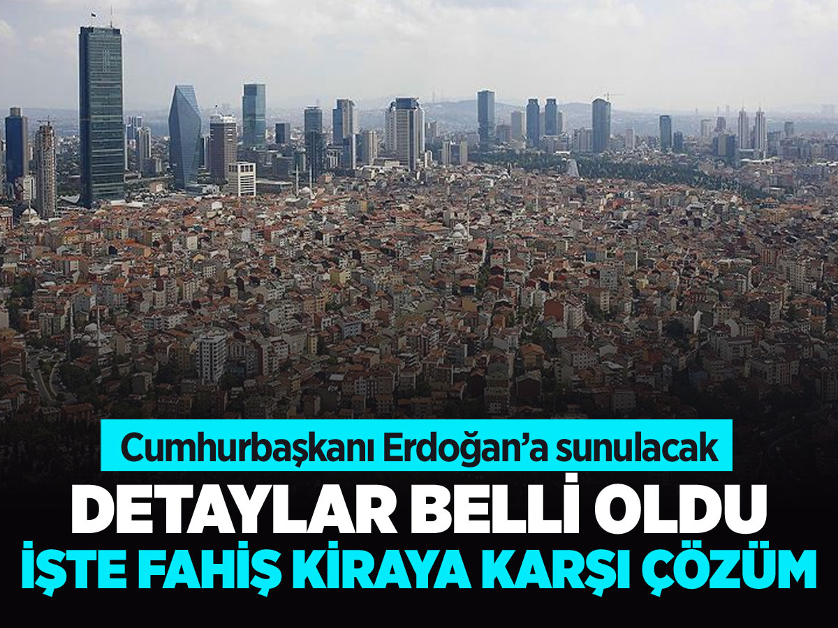 Cumhurbaşkanı Erdoğan'a sunulacak! Detaylar belli oldu işte fahiş kiraya karşı çözümler