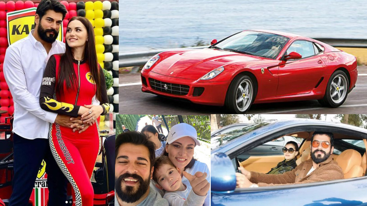 Oğlu Karan istedi Burak Özçivit 3 milyonluk Ferrari'yi kapıya çekti!