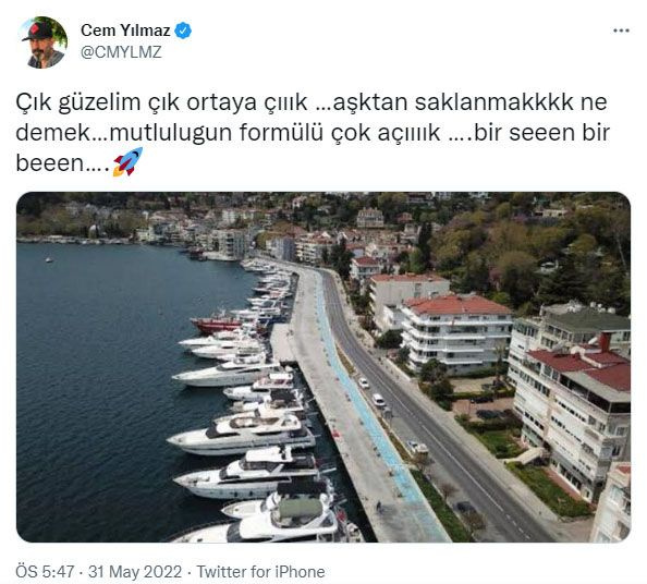 Cem Yılmaz'dan Bebek sahilindeki cinsel ilişkiye şarkılı gönderme...