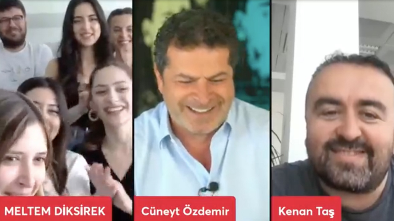 Cüneyt Özdemir enflasyonu eleştirdi canlı yayında çalışanlarına zam yaptı