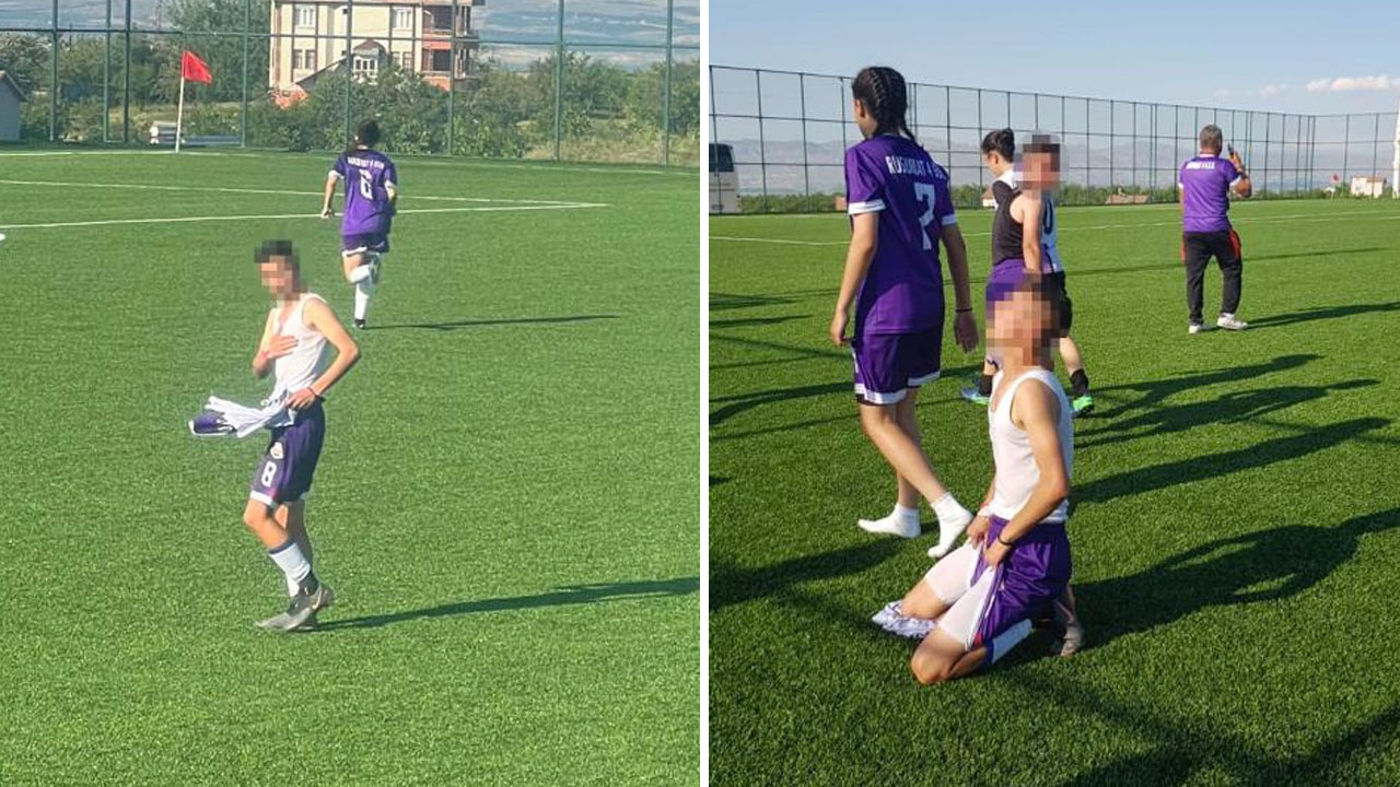 Kadın futbol maçında erkek oyuncu iddiası! Meğer iki futbolcu...