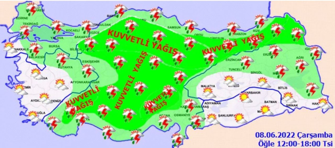Çok fena geliyor! Meteoroloji 36 şehir için uyarı verdi! Ankara ve İstanbul hortum, dolu, sağanak, fırtına...
