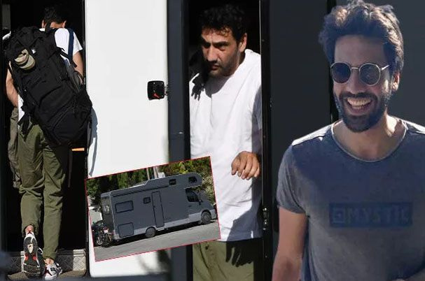 Kaan Urgancıoğlu, dizideki karavanıyla tatilde
