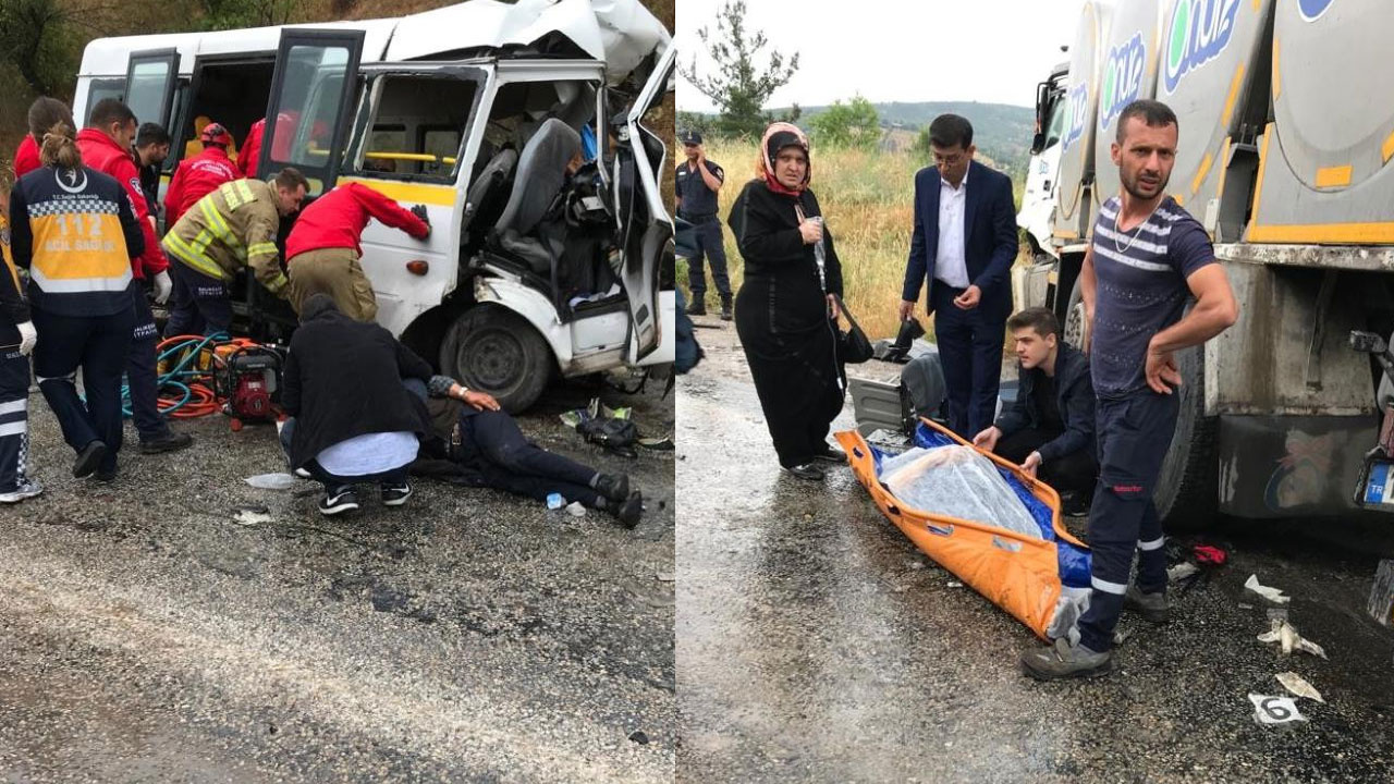Balıkesir'de katliam gibi kaza! 7 kişi hayatını kaybetti 11 yaralı var