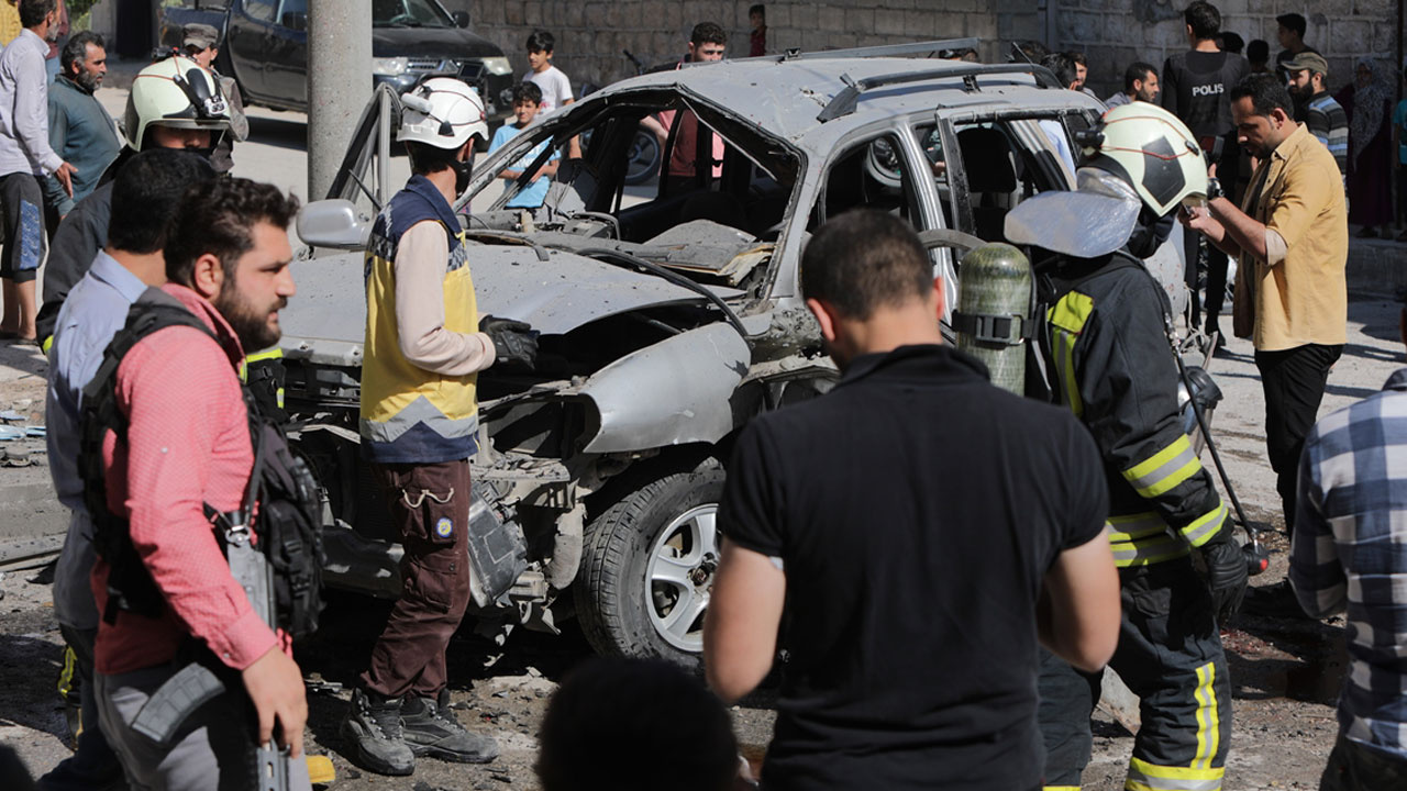 Suriye'nin Bab ilçesinde bombalı saldırıda 1 sivil hayatını kaybetti