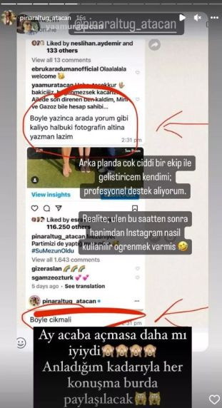 Pınar Altuğ, Instagram açan eşi Yağmur Atacan'ı ifşaladı