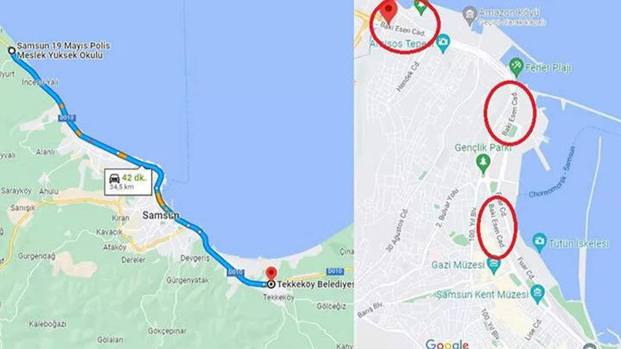 Google'dan akılalmaz hata! Samsun Büyükşehir Belediyesi açıklama yaptı: Nasıl oldu bilemiyoruz
