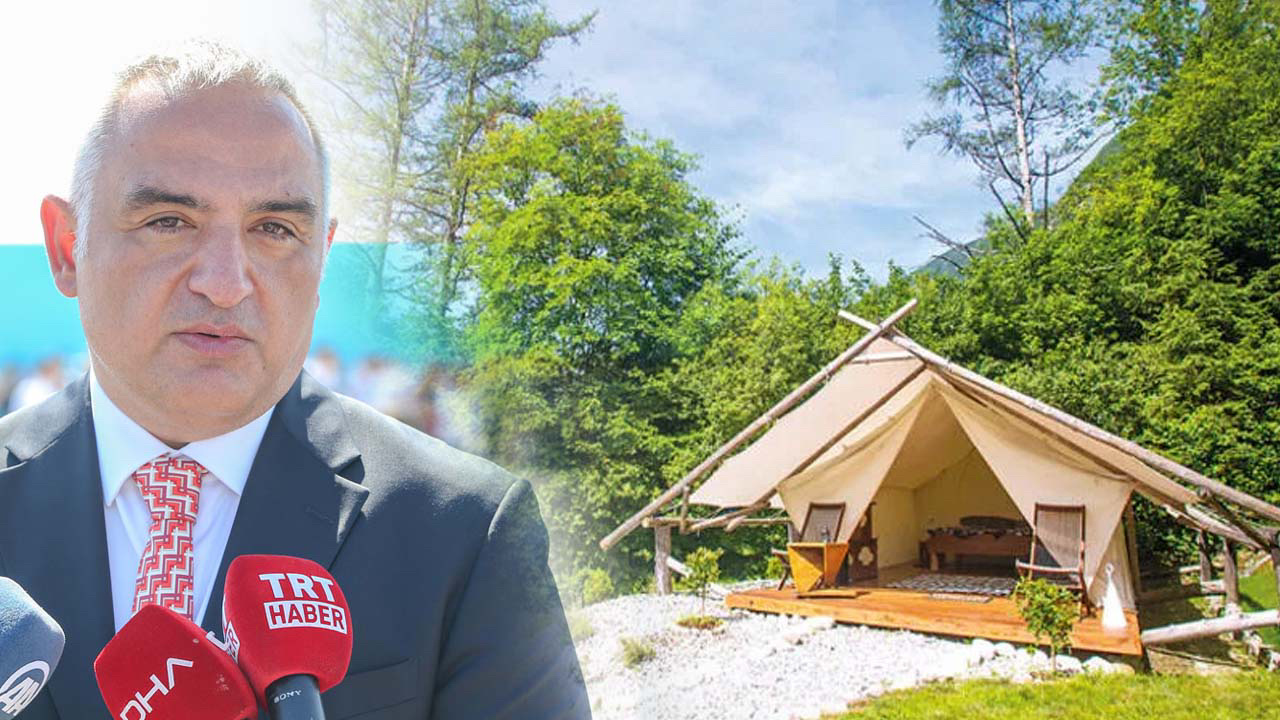 Bakan Ersoy açıkladı Turizmde lüks çadır tatili başlıyor