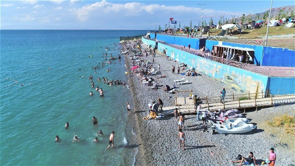 O bölgedeki halk plajında mangal ve semaver yasaklandı