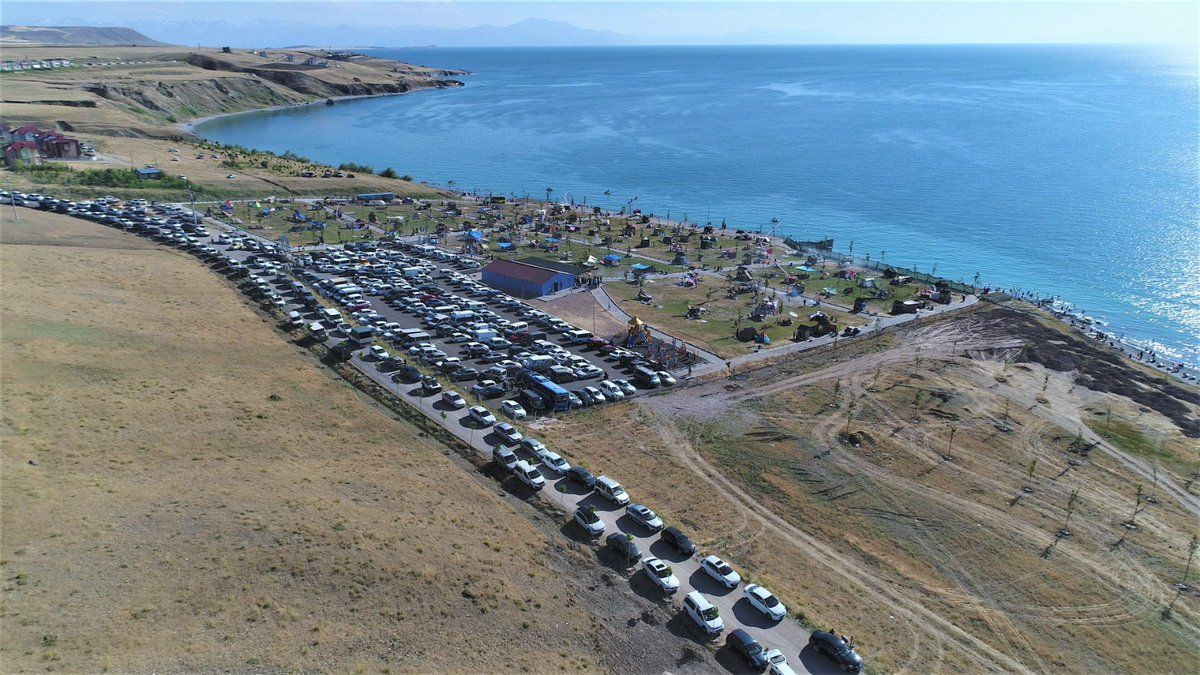 O bölgedeki halk plajında mangal ve semaver yasaklandı