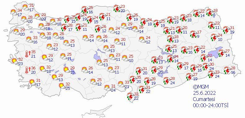 Bugün çok fena yağmur geliyor 1 hafta kesilmeyecek meteoroloji 61 ili uyardı Ankara, Adana, Bursa, Konya...
