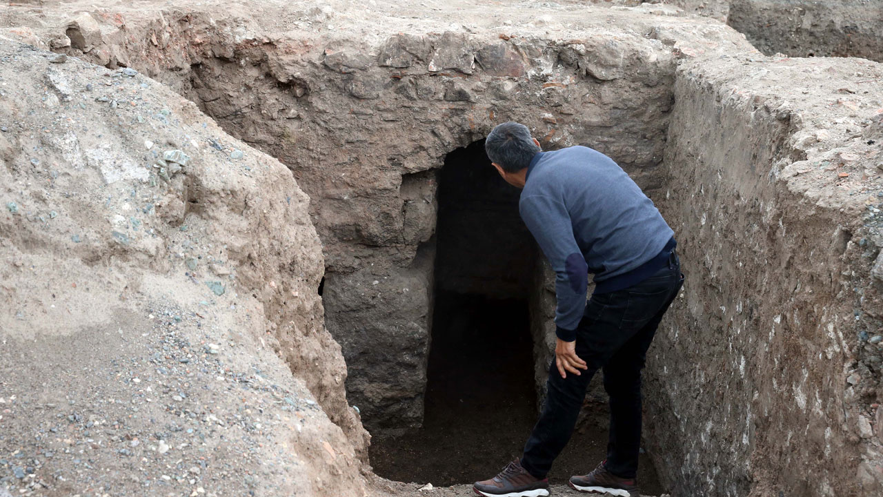 Tokat'ta okul bahçesinde kazı çalışması sırasında bulundu yetkililer apar topar geldi gizem çözüldü
