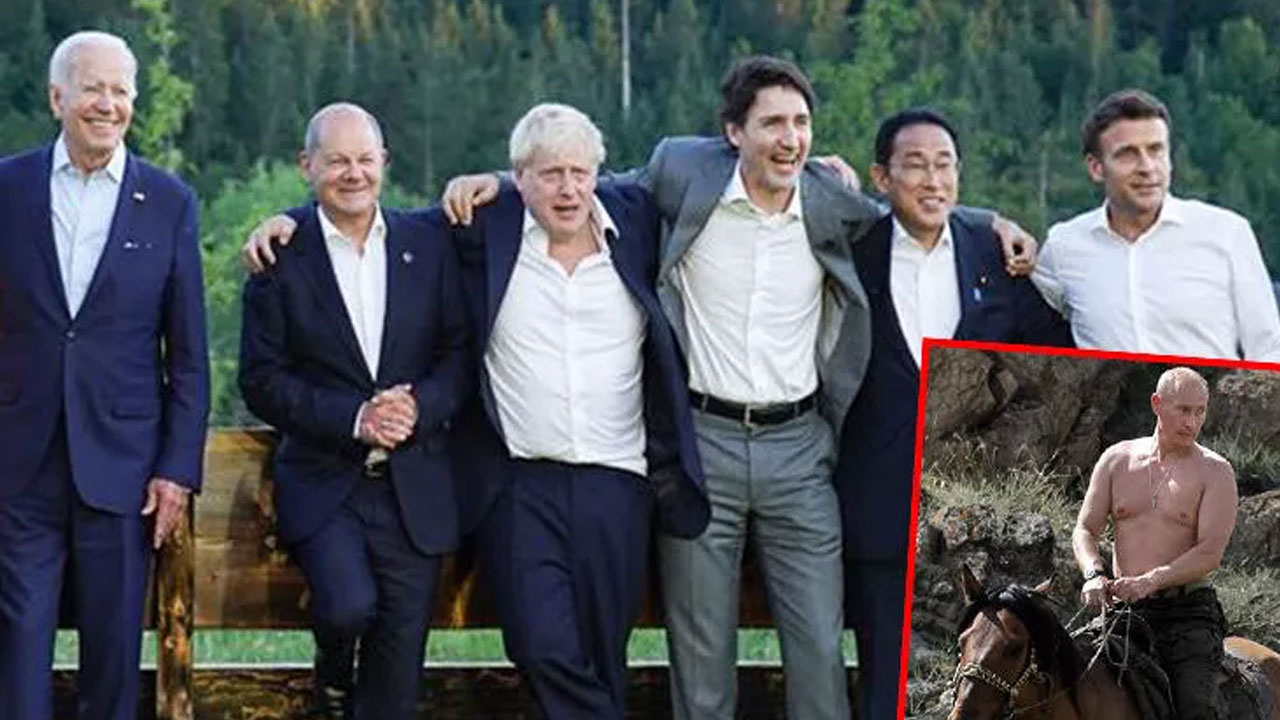 G7 zirvesine damgasını vurdu! Putin ile resmen dalga geçtiler!