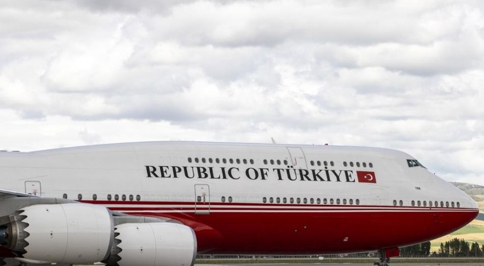 Cumhurbaşkanı Erdoğan'ın İspanya'ya gittiği uçaktaki ayrıntıya dikkat çekti