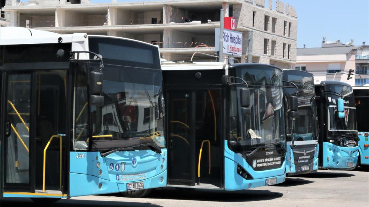 Antalya’da toplu taşıma araçları şoförsüz kaldı! 12 ay iş garantili 7 bin TL maaş