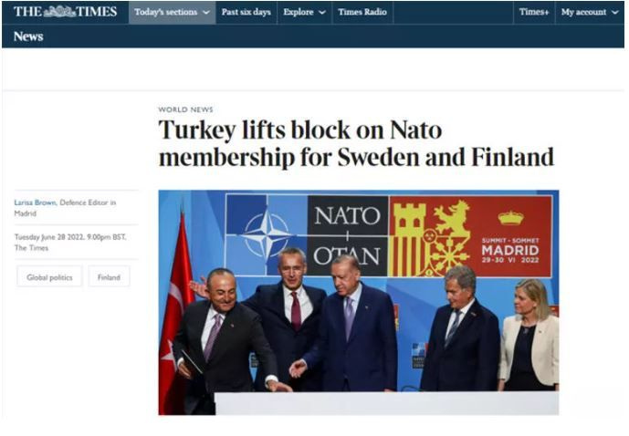 NATO zirvesi'nde imzalanan muhtıra dünya basınında geniş yankı buldu