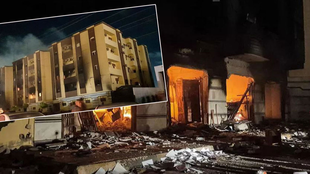 Libya karıştı... Hafter'in meclisini ateşe verdiler! Ortalık savaş alanına döndü