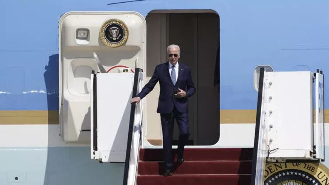 Orta Doğu turu başlayan ABD Başkanı Joe Biden İsrail'e iniş yaptı