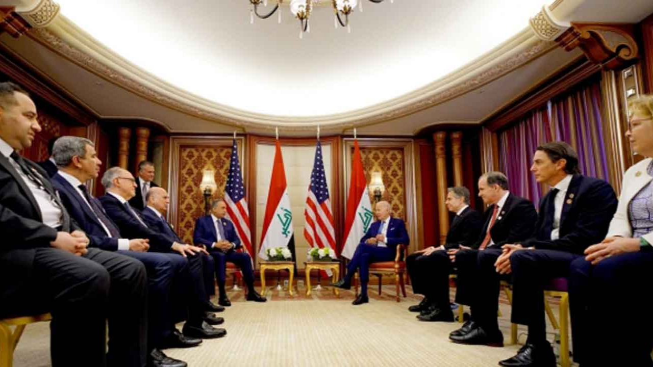Irak Başbakanı Kazımi ve ABD Başkanı Joe Biden arasında görüşme