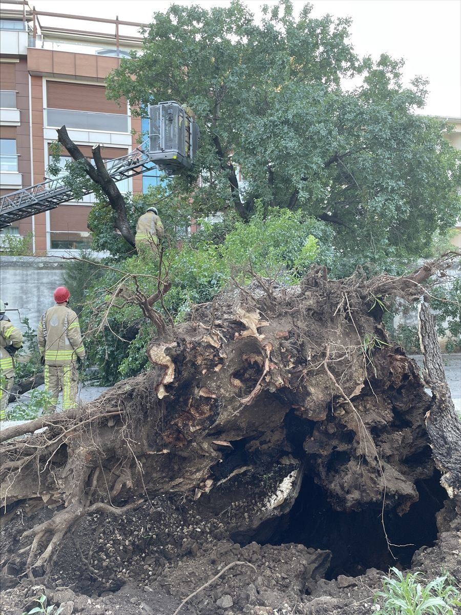 Üsküdar'daki tarihi camide panik anları! Gürültüyü duyan telefona sarıldı