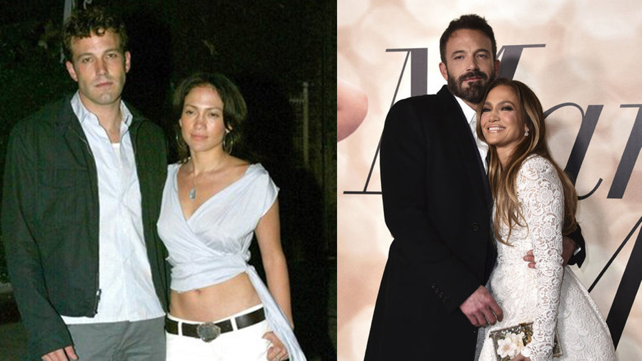 Sessiz sedasız! Jennifer Lopez-Ben Affleck çifti 20 yıl sonra evlendi