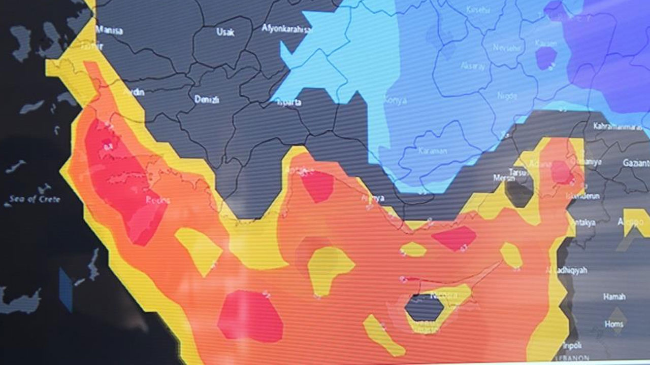 Gün verildi! Meteoroloji'nin haritası ürküttü Antalya için kritik uyarılar her 100 metrede 1 derece artacak