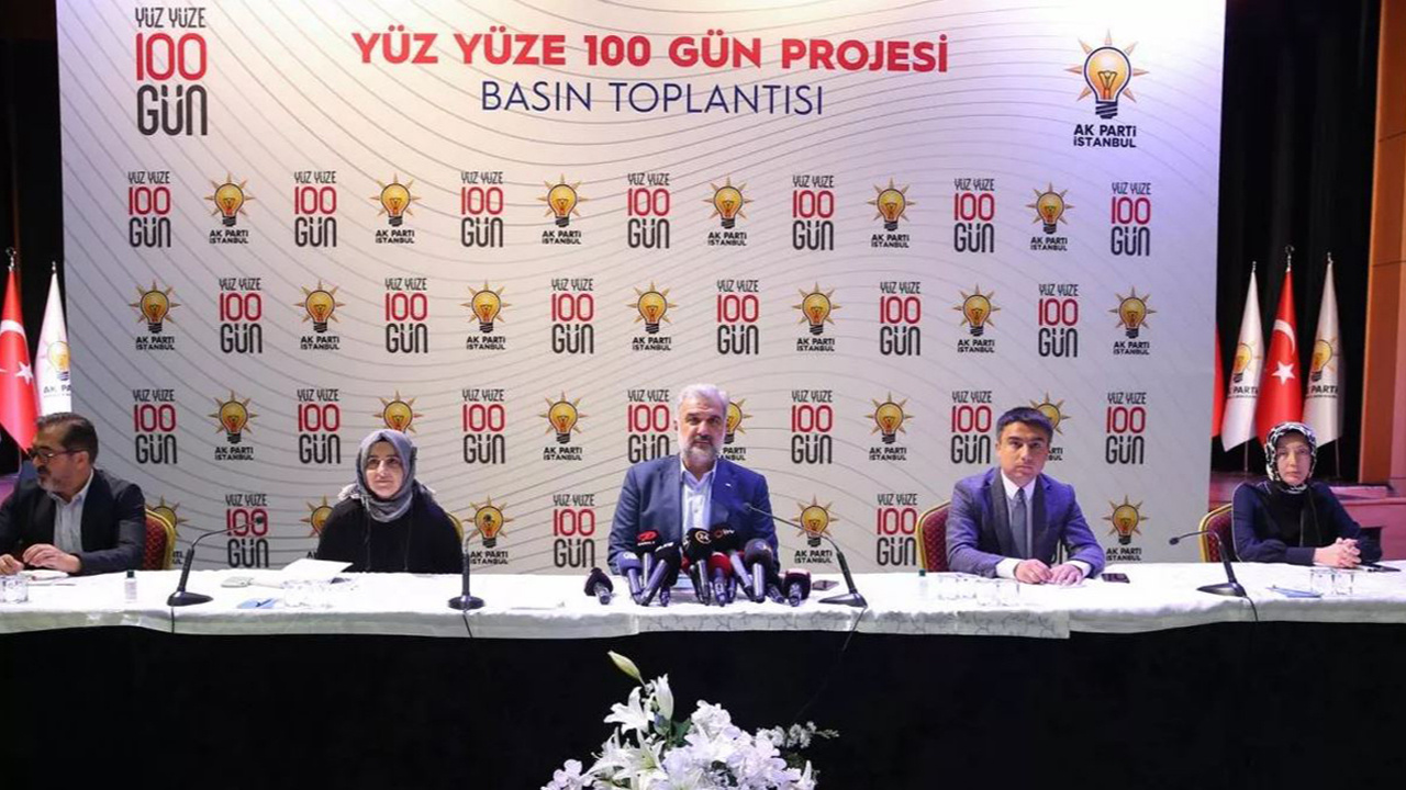 AK Parti İstanbul İl Başkanlığının ''Yüz Yüze 100 Gün'' programı tanıtıldı