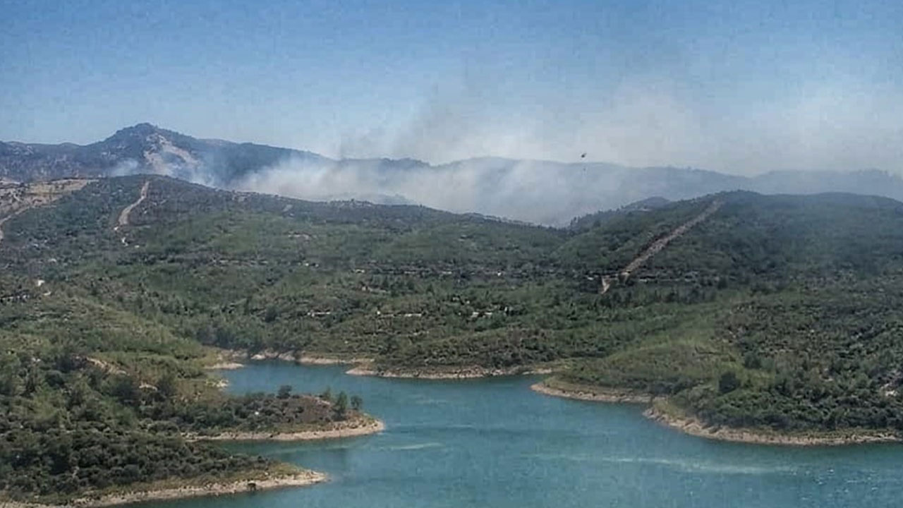 İzmir'de iki noktada orman yangını çıktı! Helikopterler, uçaklar bölgede...