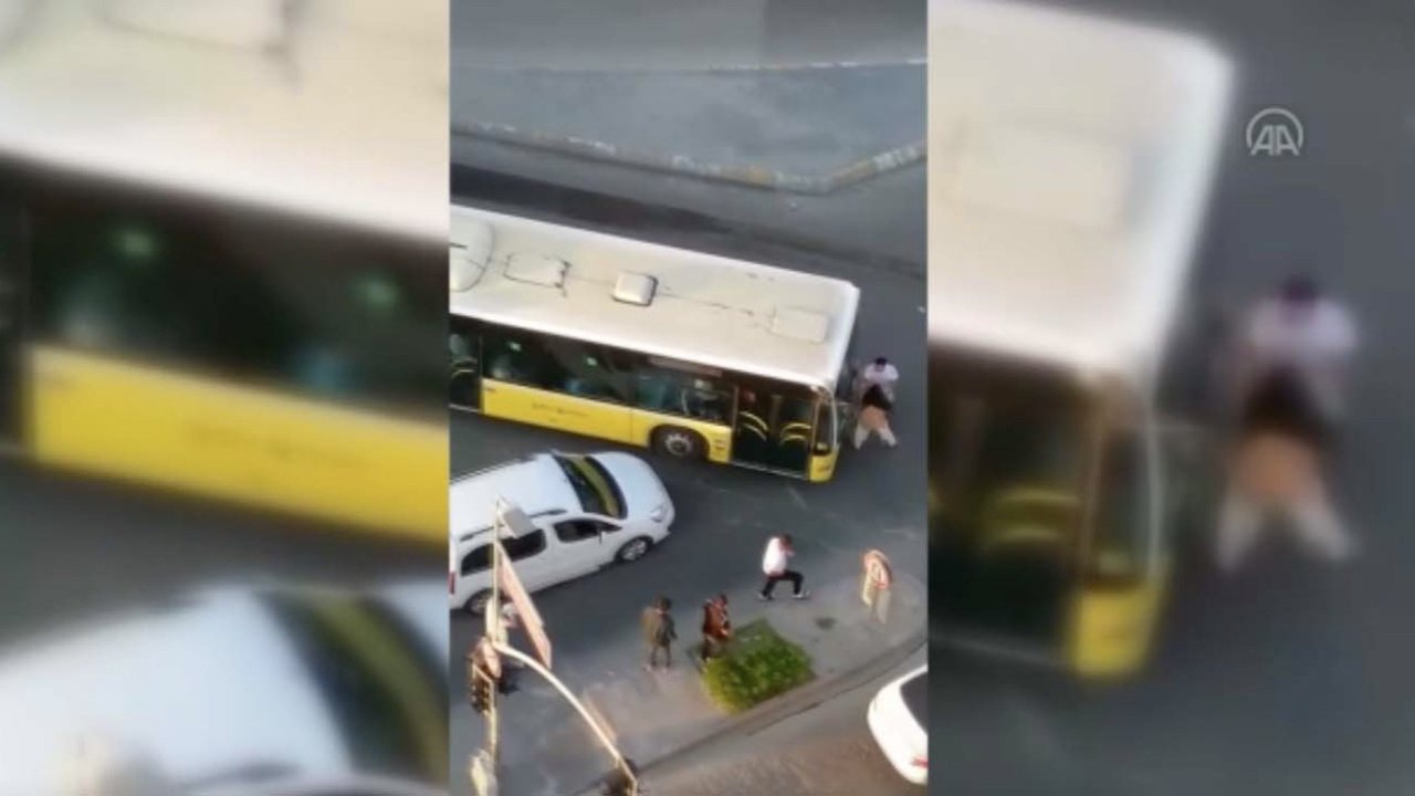 Esenyurt'ta içinde yolcu bulunan İETT şoförüne saldırdılar