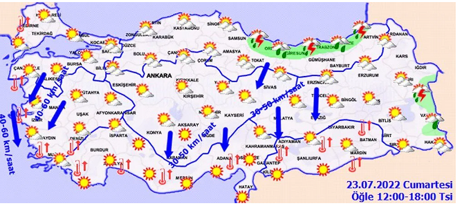 Sıcak çarpmasına dikkat! Bugün hava nasıl olacak? Meteoroloji'nin güncel hava raporu; İstanbul,Ankara, İzmir, Muğla...