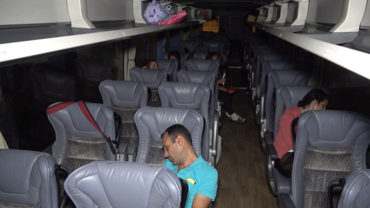 Kırıkkale'de korku dolu yolculuk! Ünlü otobüs firması arızalı otobüsle yola çıktı polis yakaladı