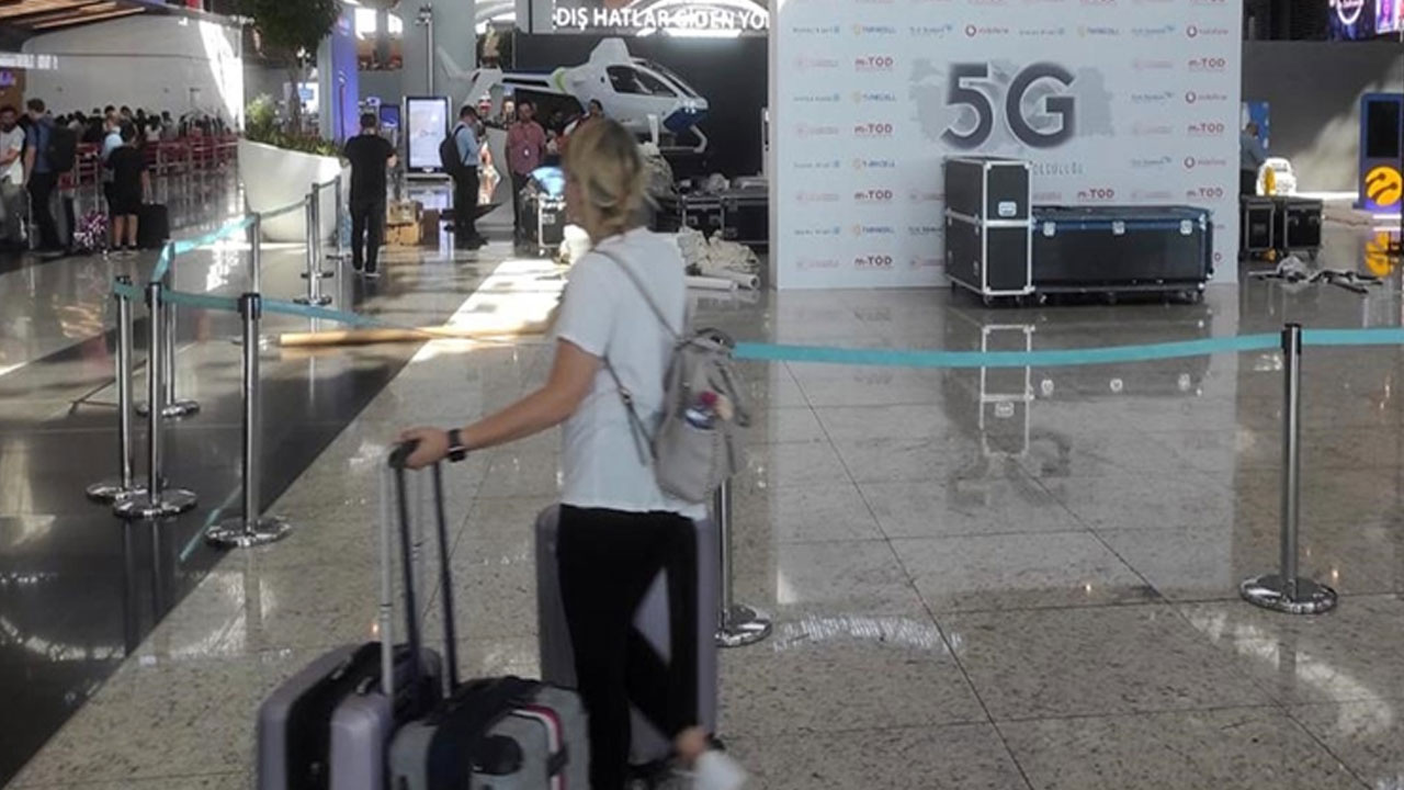 Bugün telefonlarda '5G' ibaresi görülecek! Türkiye'de ilk kez İstanbul Havalimanı'nda test edilecek