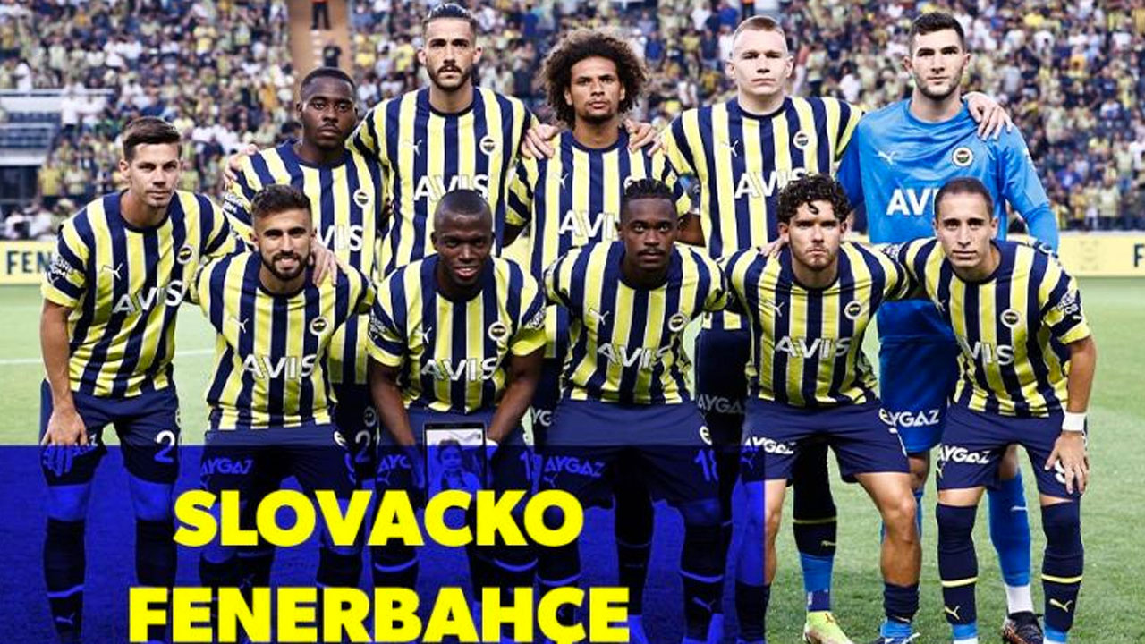 Fenerbahçe Slovacko maçının oynanacağı kanal belli oldu