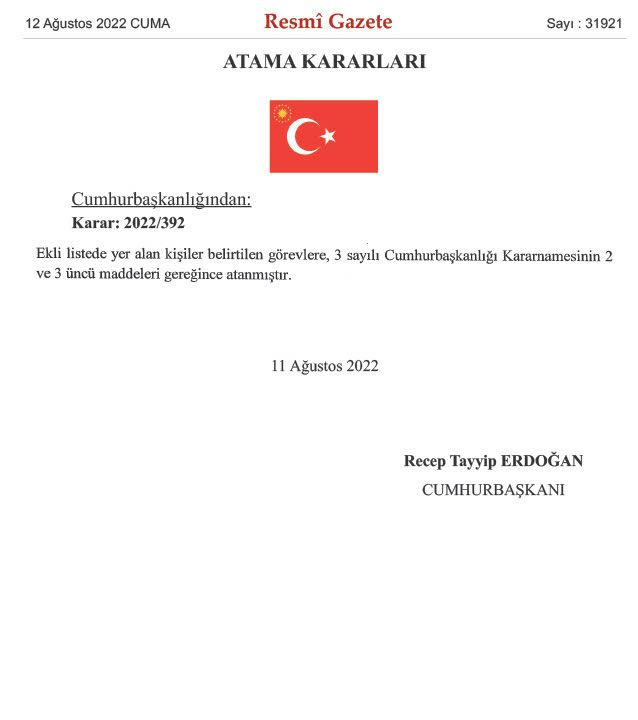 Cumhurbaşkanı Erdoğan imzaladı! Atama kararları Resmi Gazete'de: 13 ilin emniyet müdürü değişti!